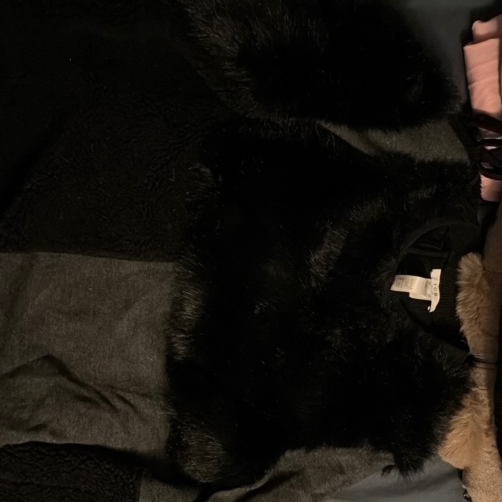 Women's Black Faux Fur Jacket